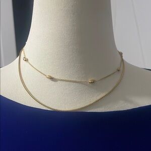 Elegant Gold Layered Necklace